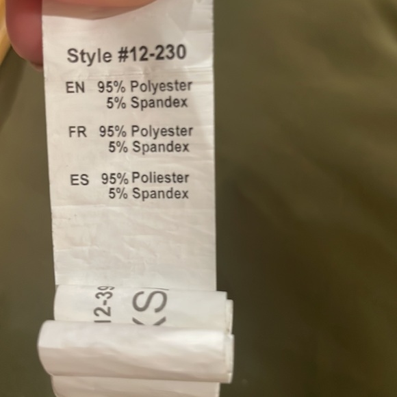 Street west society, olive colored, straight leg, trouser, in size XS, pockets - Picture 7 of 7